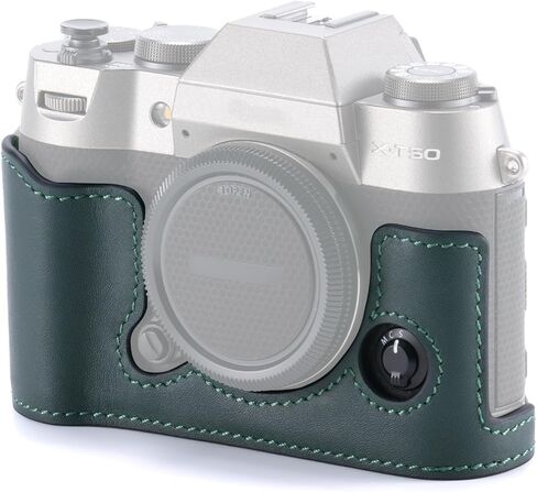 Tilta Leather Camera Case for Fujifilm X-T50 – Green | Custom Designed | Comfortable Grip | Durable Leather | Integrated Battery Access | TA-T71-LCC-GN in Saudi Arabia