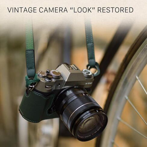 Tilta Leather Camera Case for Fujifilm X-T50 – Green | Custom Designed | Comfortable Grip | Durable Leather | Integrated Battery Access | TA-T71-LCC-GN in Saudi Arabia