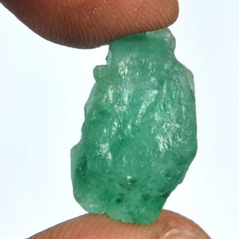 جيم هاب حجر الزمرد الطبيعي المستخرج من الأرض 10.00 قيراط من الزمرد الاخضر الخام، احجار كريمة خضراء خشنة عالية الجودة، احجار كريمة، زامبيان - زمرد اخضر in Kuwait