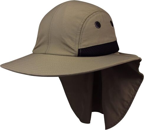 Juniper Unisex Taslon UV Cap with Flap J7002A in Saudi Arabia