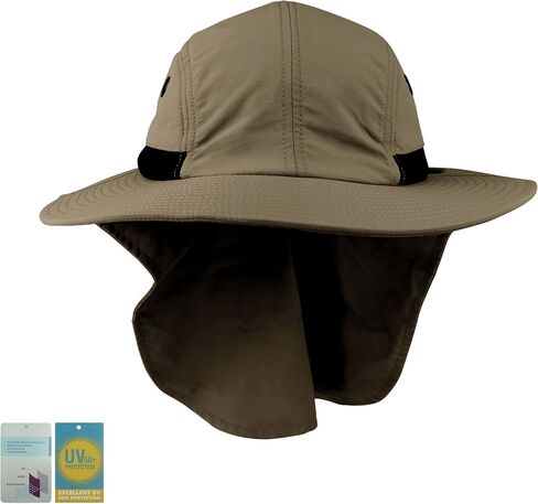 Juniper Unisex Taslon UV Cap with Flap J7002A in Saudi Arabia