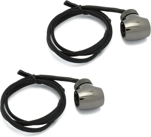 XSPC G1/4" Inline 10k Sensor, Black Chrome, 2-Pack in Saudi Arabia