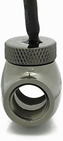 XSPC G1/4" Inline 10k Sensor, Black Chrome, 2-Pack in Saudi Arabia
