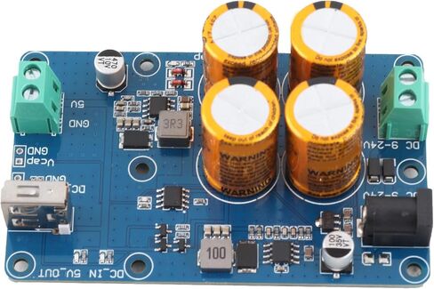 UPS Super Capacitor لـ RPI لمرض الطاقة غير المنقطعة DC9‑24V إدخال DC5V3A الإخراج 10-60S انخفاض بيانات التحمل ، مراقبة الطاقة UPS (4S) in Kuwait