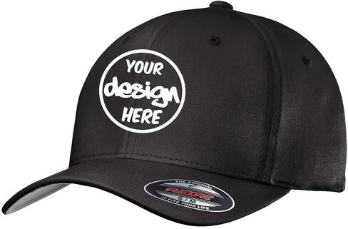 INK STITCH C813 Flexfit Custom Embroidery Add Logo/Texts Cotton Twill Caps in Kuwait