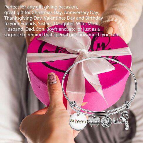 BLEOUK TV Inspired Charm Bracelet for Woman Girls Birthday Christmas Gift in Saudi Arabia