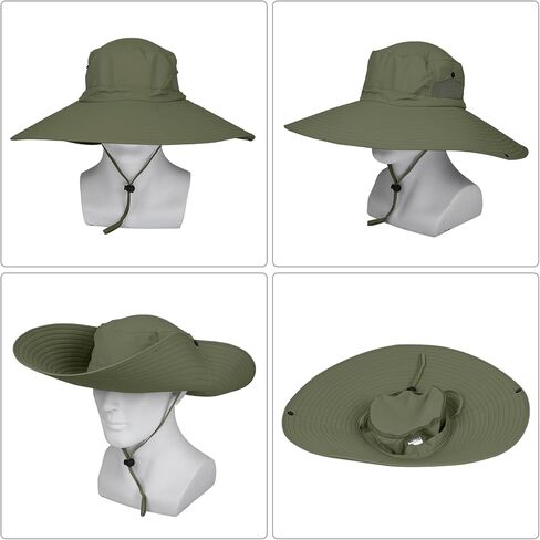 Peices Women Wide Brim Sun Hat UPF50+ قبعة دلو مقاومة للماء لصيد المشي لمسافات طويلة التخييم in Saudi Arabia