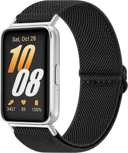 نطاق مرنة الساعة المتوافقة مع Samsung Galaxy Fit 3 Band ، حزام معصم الاستبدال النايلون الناعم لـ Galaxy Fit 3 SM-R390 سمعة ساعة ذكية in Kuwait