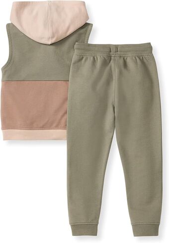 Burt's Bees Baby baby-boys Shirt and Pant Set, Top & Bottom Outfit Bundle, 100% Organic Cotton in Kuwait