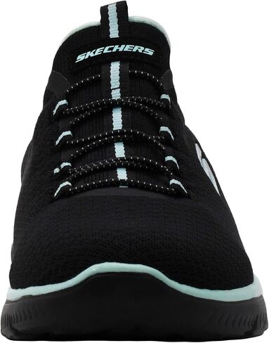 Skechers Sport Women's Summits Sneaker,black/turquoise,9.5 M US in Saudi Arabia