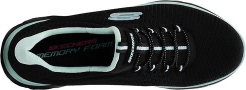 Skechers Sport Women's Summits Sneaker,black/turquoise,9.5 M US in Saudi Arabia