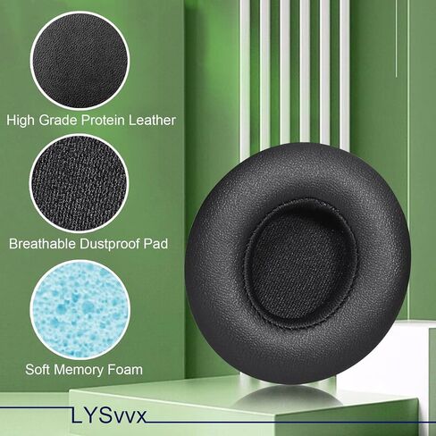 Solo 4 Earpads - Replacement Ear Pads for Beats Solo 4 Wireless Headphones (Black) in Kuwait