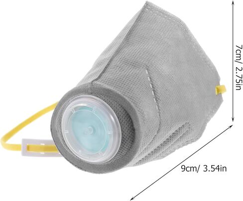 STOBOK Adjustable Dog Gas Maskss Dog Muzzle Reusable Puppy Masks Breathable Dog Mouth Protection Masks Filter Air Pollutants for Small Large Dogs L Dark Grey in Kuwait