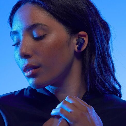 Skullcandy Rail ANC In-Ear Noise cancelling Wireless Earbuds, 27 Hr Battery, Microphone, Works with iPhone Android and Bluetooth Devices - True Black (Renewed) in Saudi Arabia