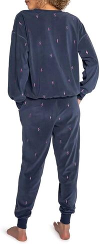 PJ Salvage Women's Loungewear Rainbolt Banded Pant in Saudi Arabia