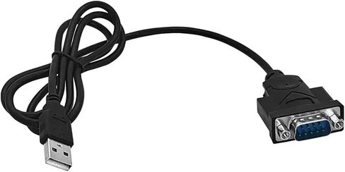 يدعم USB RS232 إلى DB 9-Pin Cable Adapter Adapter Adapter Win 7 8 10 Pro System يدعم كابل الأجهزة التسلسلية المختلفة 80 سم (الأزرق) in Saudi Arabia