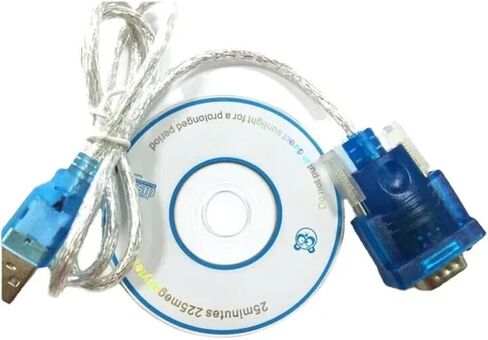 يدعم USB RS232 إلى DB 9-Pin Cable Adapter Adapter Adapter Win 7 8 10 Pro System يدعم كابل الأجهزة التسلسلية المختلفة 80 سم (الأزرق) in Saudi Arabia