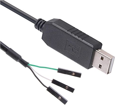USB Serial Cable RS232 Converter 3 Pins 3P 2.54mm Adapter PL2303 1.8M in Saudi Arabia