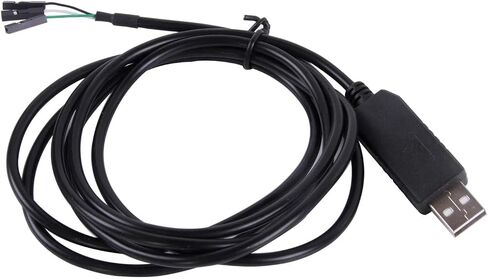 USB Serial Cable RS232 Converter 3 Pins 3P 2.54mm Adapter PL2303 1.8M in Saudi Arabia