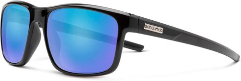 Suncloud Respek Polarized Sunglasses – 100% UV Protection – Comfortable Fit, Trendy Design – for Men & Women – Matte Crystal + Polarized Blue Mirror Lenses in Saudi Arabia