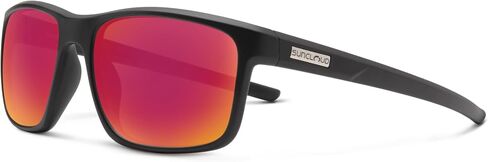 Suncloud Respek Polarized Sunglasses – 100% UV Protection – Comfortable Fit, Trendy Design – for Men & Women – Matte Crystal + Polarized Blue Mirror Lenses in Saudi Arabia