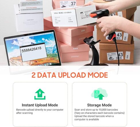 Tera Pro 2024 Newest 𝐁𝐚𝐭𝐭𝐞𝐫𝐲 𝐋𝐞𝐯𝐞𝐥 𝐈𝐧𝐝𝐢𝐜𝐚𝐭𝐨𝐫 Wireless 1D 2D QR Barcode Scanner, 3 in 1 Works with Bluetooth & 2.4G Wireless & USB Wired, Barcode Reader with Vibration Alert HW0002 in Kuwait