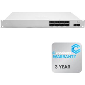 MS410-16-HW MS410-16 Cloud Managed Aggregation Switch (MS410-16-HW) | 16 Port 10G SFP+ | Layer 3 | Stay Protected with ACE 3 Year Warranty (No License Included)
