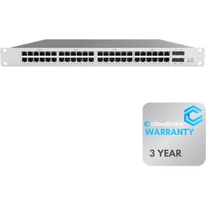 MS120-48-HW MS120-48 48 Switch Cloud Managed Switch (MS120-48-HW) | طبقة 2 مفتاح | رف قابلة للتركيب | ابق محميًا مع ضمان ACE لمدة 3 سنوات (لا يوجد ترخيص)