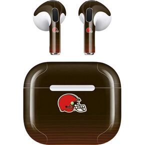 Skinit Decal Audio Skin Compatible with Apple AirPods (3rd Gen, 2021) - Officially Licensed NFL Cleveland Browns Breakaway Design
