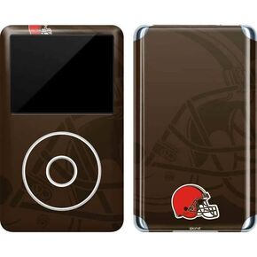 Skinit Decal MP3 Player Skin Compatible with iPod Classic (6th Gen) 80GB - Officially Licensed NFL Cleveland Browns Double Vision Design