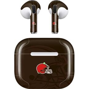 Skinit Decal Audio Skin Compatible with Apple AirPods (3rd Gen, 2021) - Officially Licensed NFL Cleveland Browns Double Vision Design