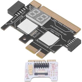Laptop Motoard Analyzer Card,Post Test Motoard Analyzer Diagnostic Card Kit Laptop Motoard Analyzer Adapter Card for, Ggigabyte, MSI, etc