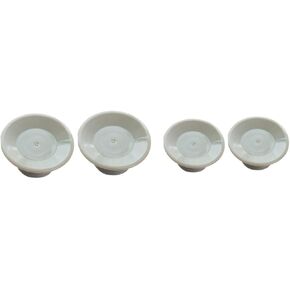NUOBESTY 8Pcs Laptop Cushion Slip PVC Riser Pads for Stable Support for Laptops Tablets Keyboards Unique Design Enhances Comfort and Ventilation
