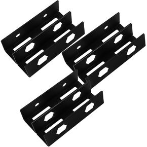 Gadpiparty 1Set Under Desk Laptop Bracket Double Layer Organizer for Clutter Workspace Construction Design for Laptops Keyboards and Cable Boxes