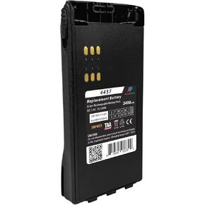 حرفي بديل بديل البطارية Impres لاعب Motorola HT1250 ، HT750 Series Radios. يشمل مقطع حزام الثقيلة. سعة li -ion الموسعة 3400 مللي أمبير في الساعة - سعة التحول الكامل - TAA متوافق - impres