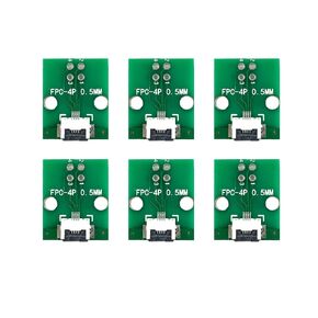 2Pcs FFC FPC PCB Converter Board 15 Pin 1mm 0.5mm(Connector pre-soldered) Pitch to Dip 2.54mm for FCC Cable Couple Extend Adapter
