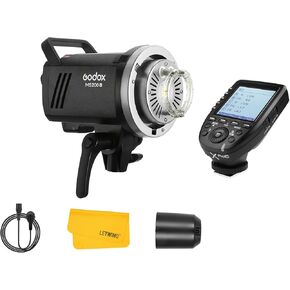 Godox MS200-V MS200V 200W Strobe Flash, 2.4G Compact Studio Strobe Flash Light, 0.1-1.8s Recycle Time, Bowens Mount Lighting with Godox XPro-C Wireless Flash Trigger Compatible for Canon Cameras