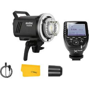 Godox MS200-V MS200V 200W فلاش ستروب ، 2.4G استوديو مضغوط مصباح فلاش ستروب ، 0.1-1.8S وقت إعادة التدوير ، إضاءة جبل بوينز مع Godox XPRO-S اللاسلك