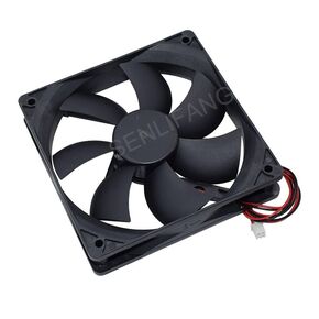 برودة جديدة DF1202512SELI 120 * 120 * 25MM PSU Chassis Fan DC 12V 0.16A 1.92W خطين تبريد الكمبيوتر