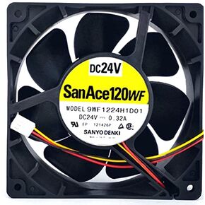 9WF1224H1D01 24V 0.32A 12038 3-pin Cooling Fan