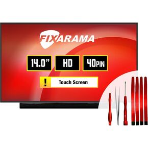 Screen Replacement for HP 14-FQ1025CL 14-FQ1035CL Grade A+ Glossy HD 40pin Touch 14.0" LED LCD Display with Tools Tape
