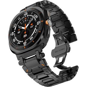 KADES Galaxy Watch Ultra Stainless Steel Band 47mm – Rugged Metal Strap for Samsung Galaxy Watch Ultra, Adjustable Link Bracelet for Men, Classic & Sport Style Replacement