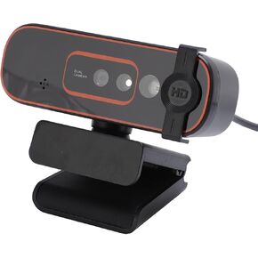 Full HD 1080P Webcam, 30fps Auto Focuse Facial Recognition USB Computer Web Camera with Noise Cancelling Microphone Widescreen Wide Angle Streaming Webcam for PC Laptop