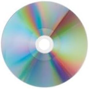 700MB 52X Shiny Silver Silk Screen Printable CD - R