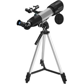 , 70Mm Aperture s for Kids Adult Beginners, Refractor Astronomy, Zoom, 350Mm Focal Length, FMC Lens, BAK7 Prism, with Adjustable Tripod,