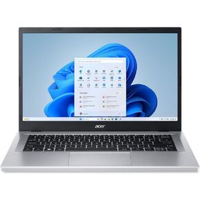 acer Aspire 3 Laptop, 14" FHD Display, Intel Core i3-N305, Intel UHD Graphics, 8GB LPDDR5 Onboard Memory, 128GB NVMe SSD, Silver, Windows 11 Home, A314-36P-3772