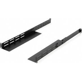 Shimeyao 1U Rack Mount Rails Universal 4 Post Server Rack Rail Shelf with 16-29 Inches Adjustable Depth 120-44 lb Capacity for 1U Server Shelf Computer Cabinets Network Equipment IT Accessories