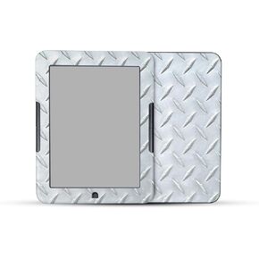 Tablet Skin Compatible with Barnes & Noble Nook GlowLight 4 (2021) - Diamond Plate - Premium 3M Vinyl Protective Wrap Decal Cover - Easy to Apply | Crafted in The USA by MightySkins