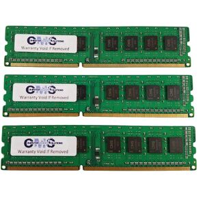 CMS 12GB (3X4GB) DDR3 8500 1066MHZ Non ECC DIMM Memory Ram Upgrade Compatible with Asus/Asmobile® P6 Motherboard P6T, P6T Deluxe, P6T Se