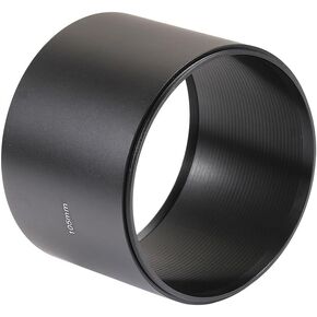 105mm Metal Lens Hood, Telephoto Lens Hood Shade, Compatible with Standard Prime Lense with 105mm Filter Thread Diameter, Screw-in
